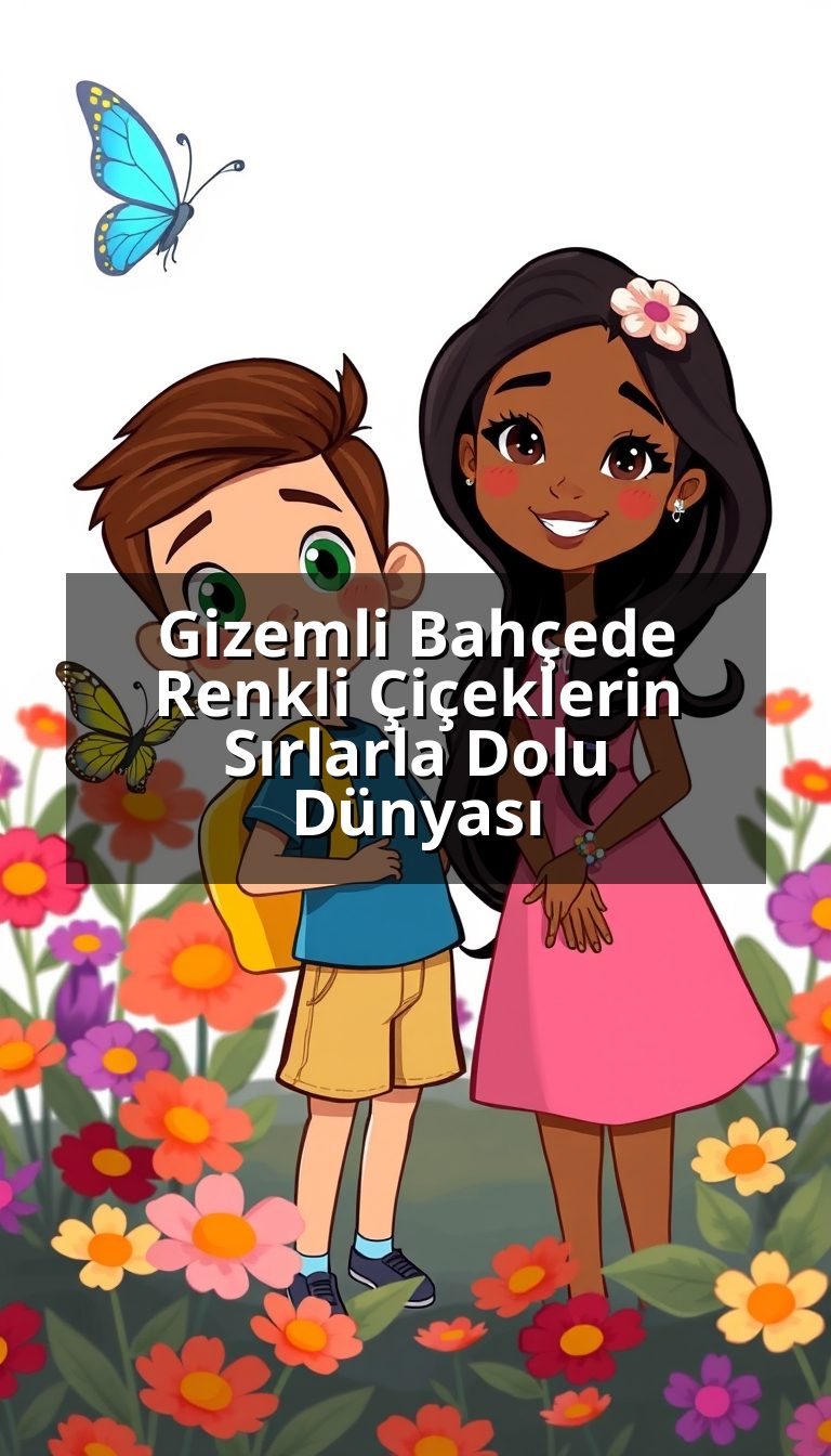 Gizemli Bahçede Renkli Çiçeklerin Sırlarla Dolu Dünyası