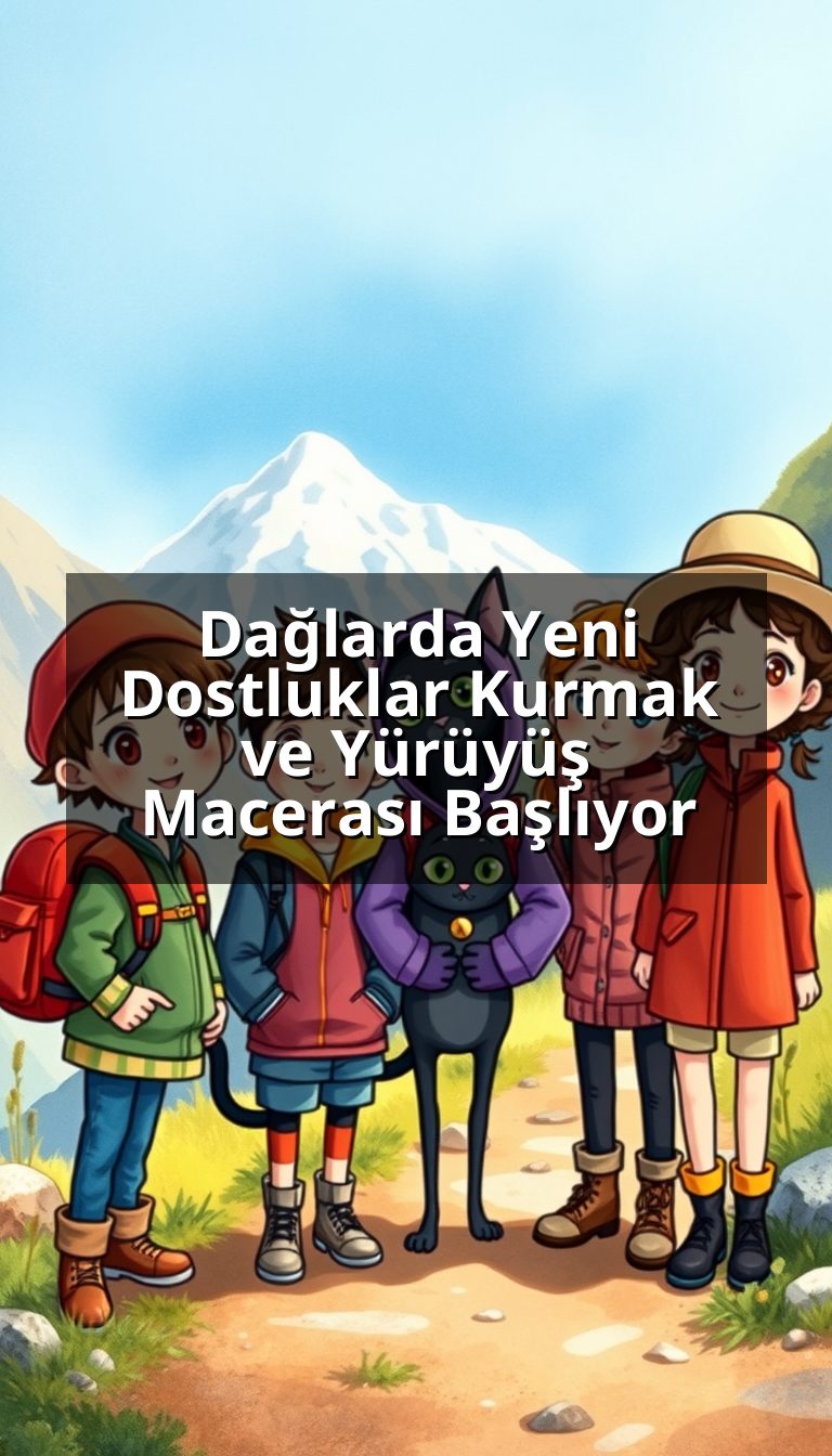 Dağlarda Yeni Dostluklar Kurmak ve Yürüyüş Macerası Başlıyor