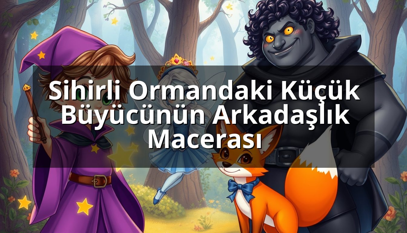 Sihirli Ormandaki Küçük Büyücünün Arkadaşlık Macerası