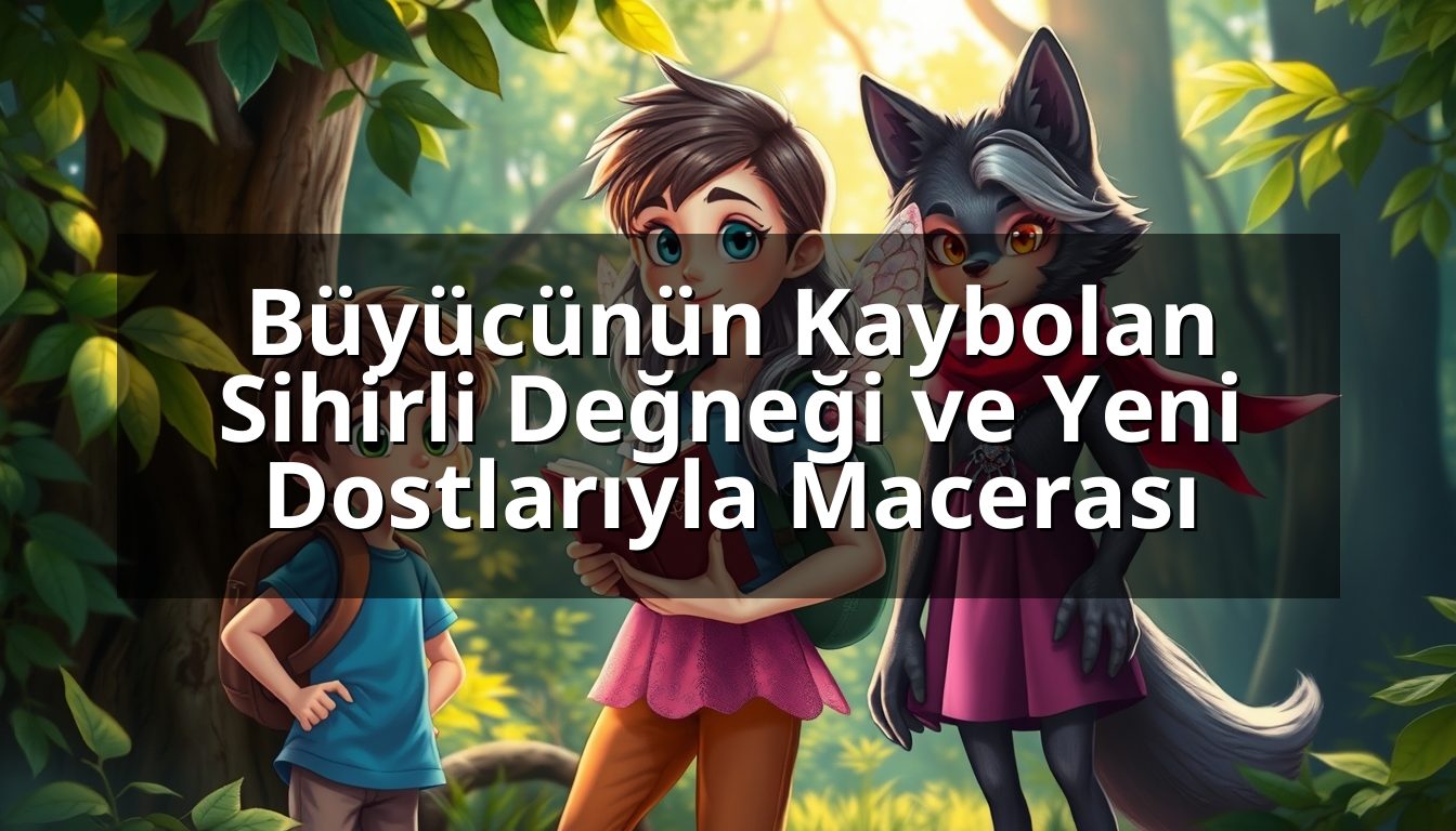 Büyücünün Kaybolan Sihirli Değneği ve Yeni Dostlarıyla Macerası