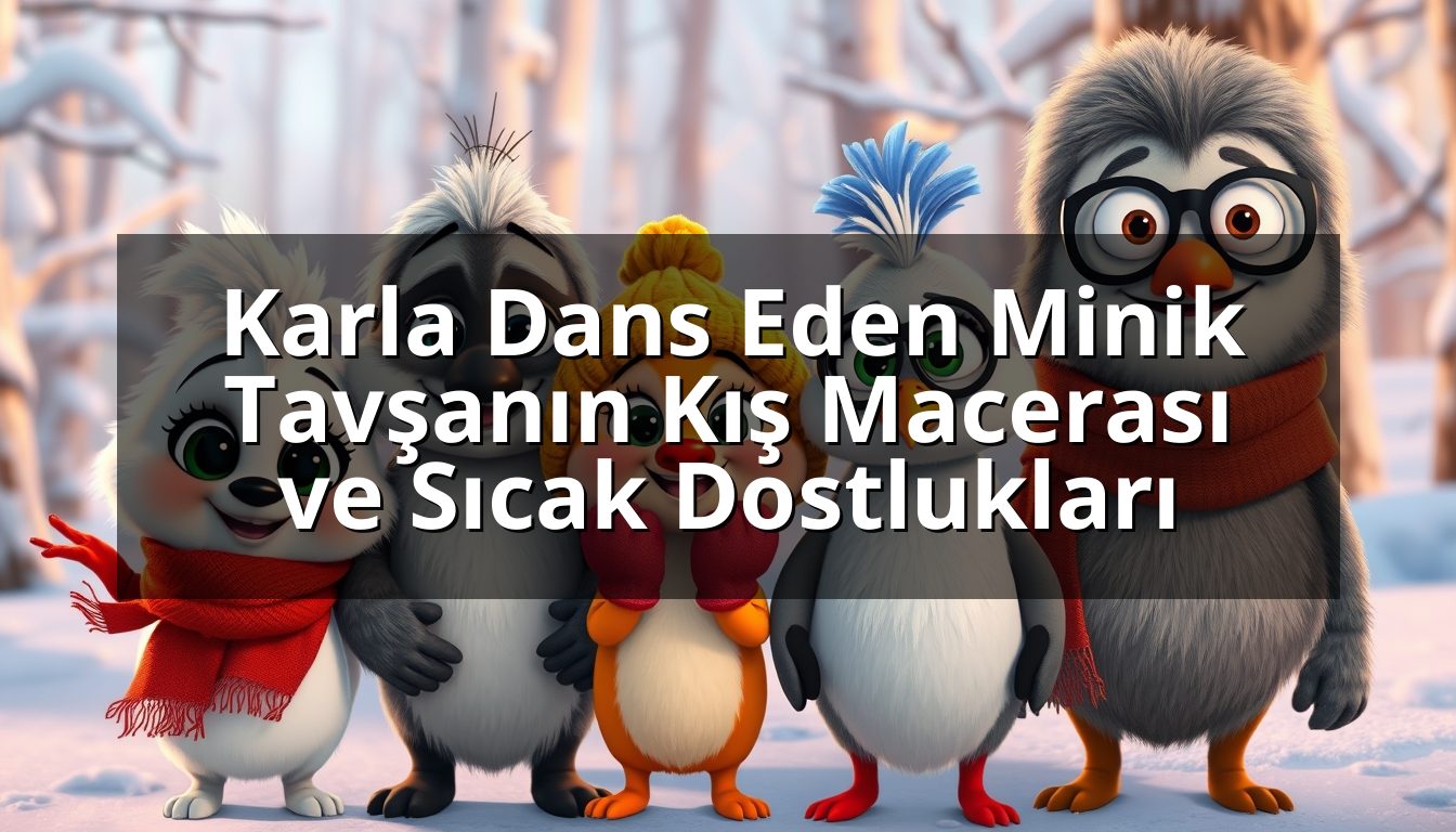 Karla Dans Eden Minik Tavşanın Kış Macerası ve Sıcak Dostlukları