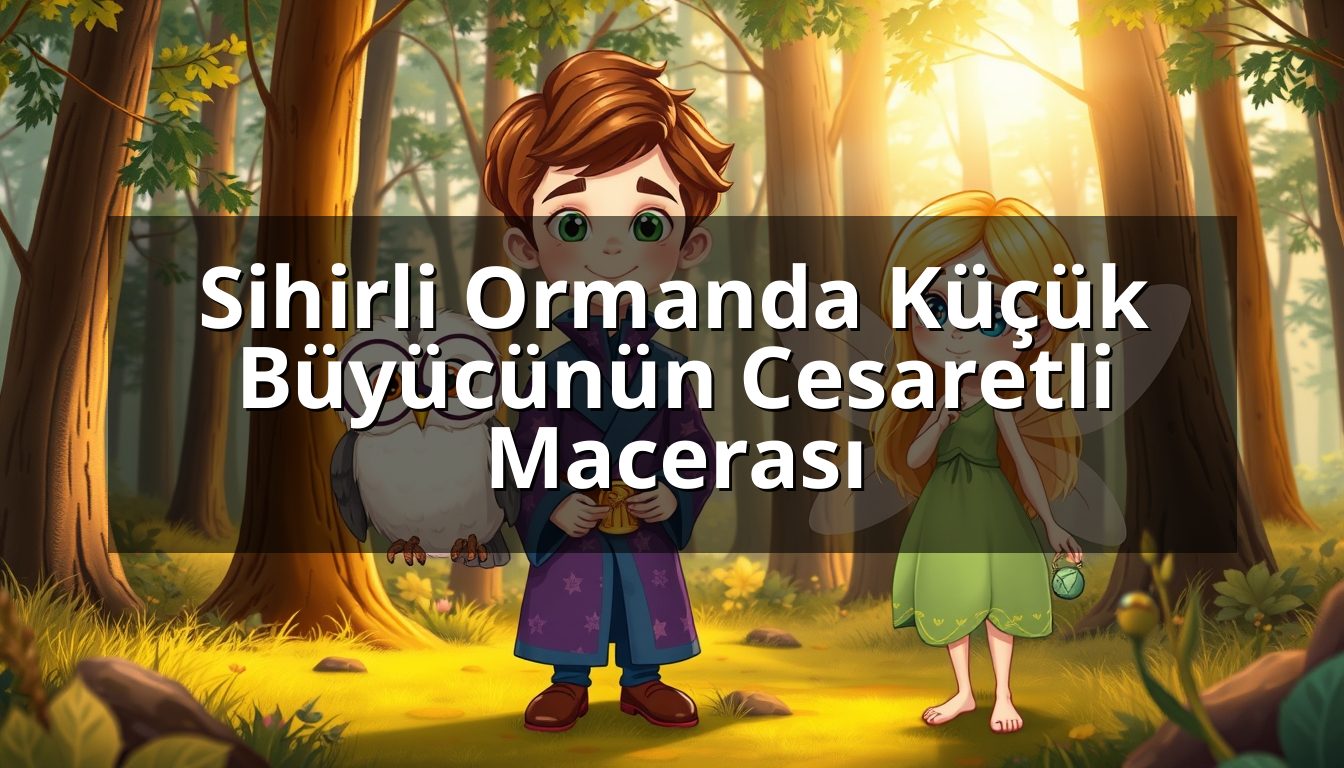 Sihirli Ormanda Küçük Büyücünün Cesaretli Macerası