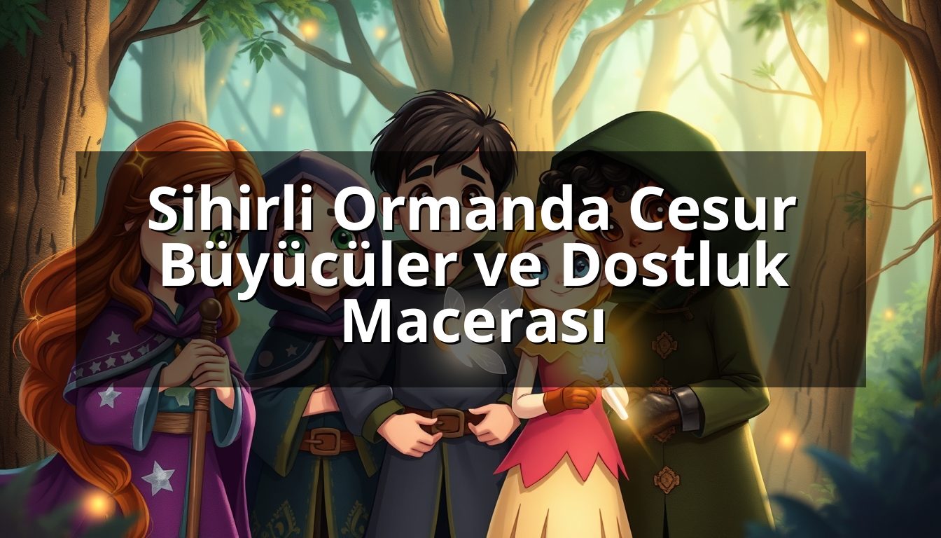 Sihirli Ormanda Cesur Büyücüler ve Dostluk Macerası
