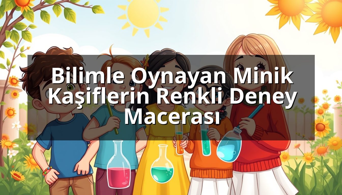 Bilimle Oynayan Minik Kaşiflerin Renkli Deney Macerası