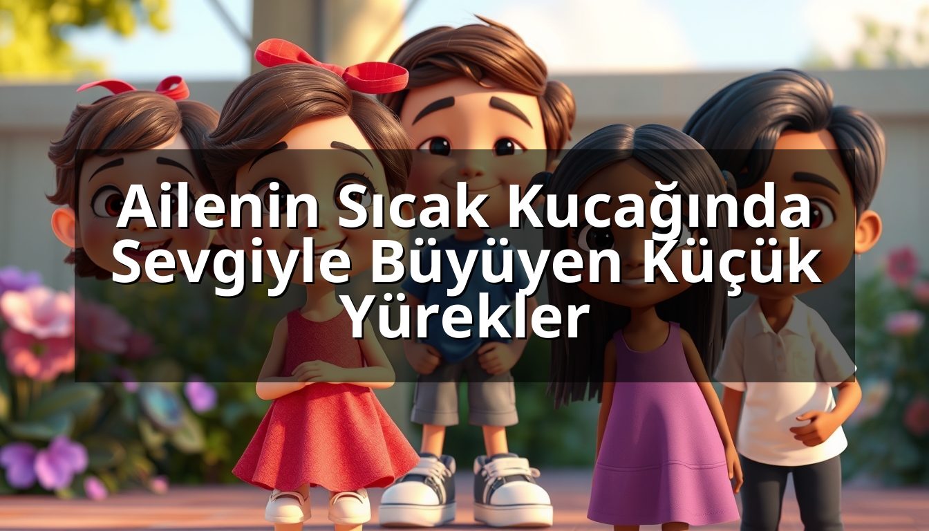 Ailenin Sıcak Kucağında Sevgiyle Büyüyen Küçük Yürekler