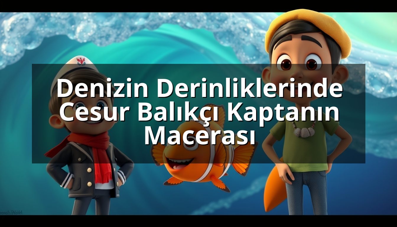 Denizin Derinliklerinde Cesur Balıkçı Kaptanın Macerası