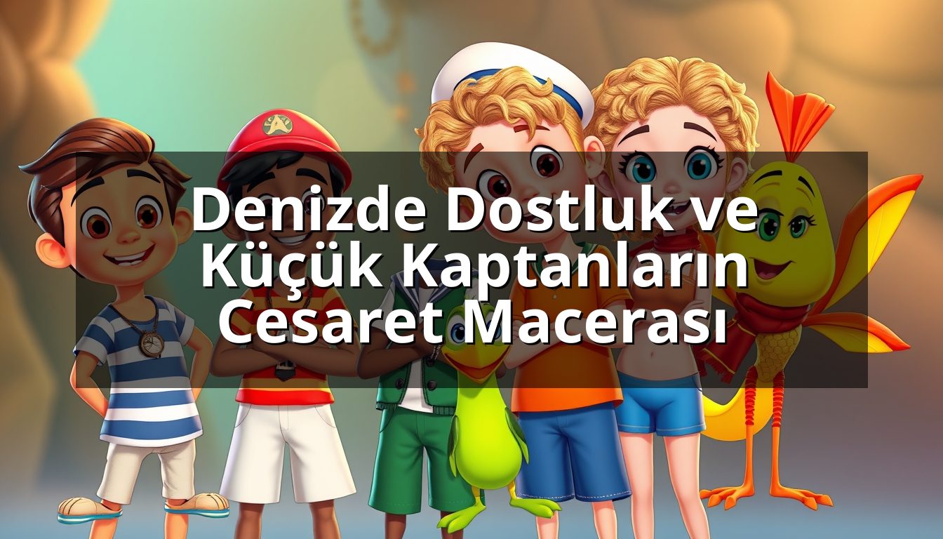 Denizde Dostluk ve Küçük Kaptanların Cesaret Macerası