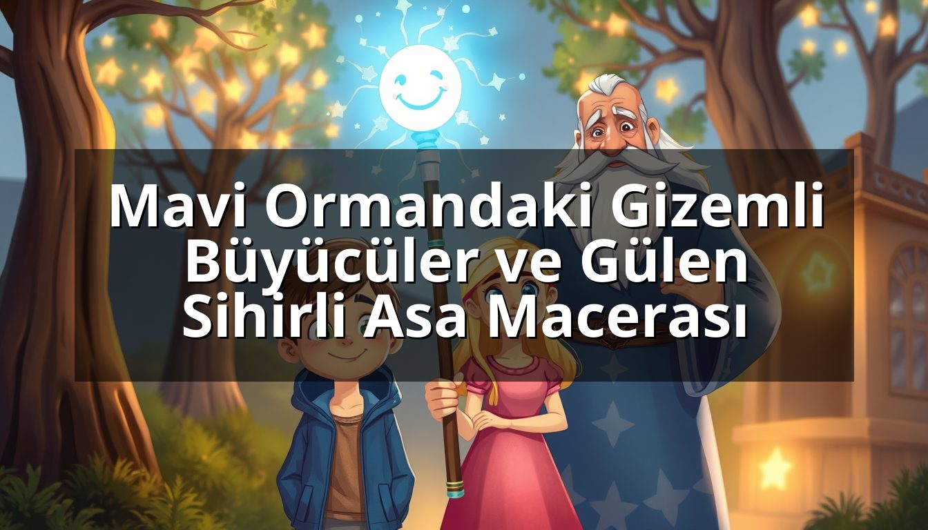 Mavi Ormandaki Gizemli Büyücüler ve Gülen Sihirli Asa Macerası
