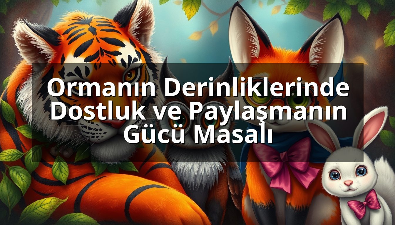 Ormanın Derinliklerinde Dostluk ve Paylaşmanın Gücü Masalı
