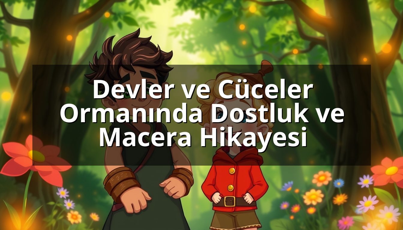 Devler ve Cüceler Ormanında Dostluk ve Macera Hikayesi