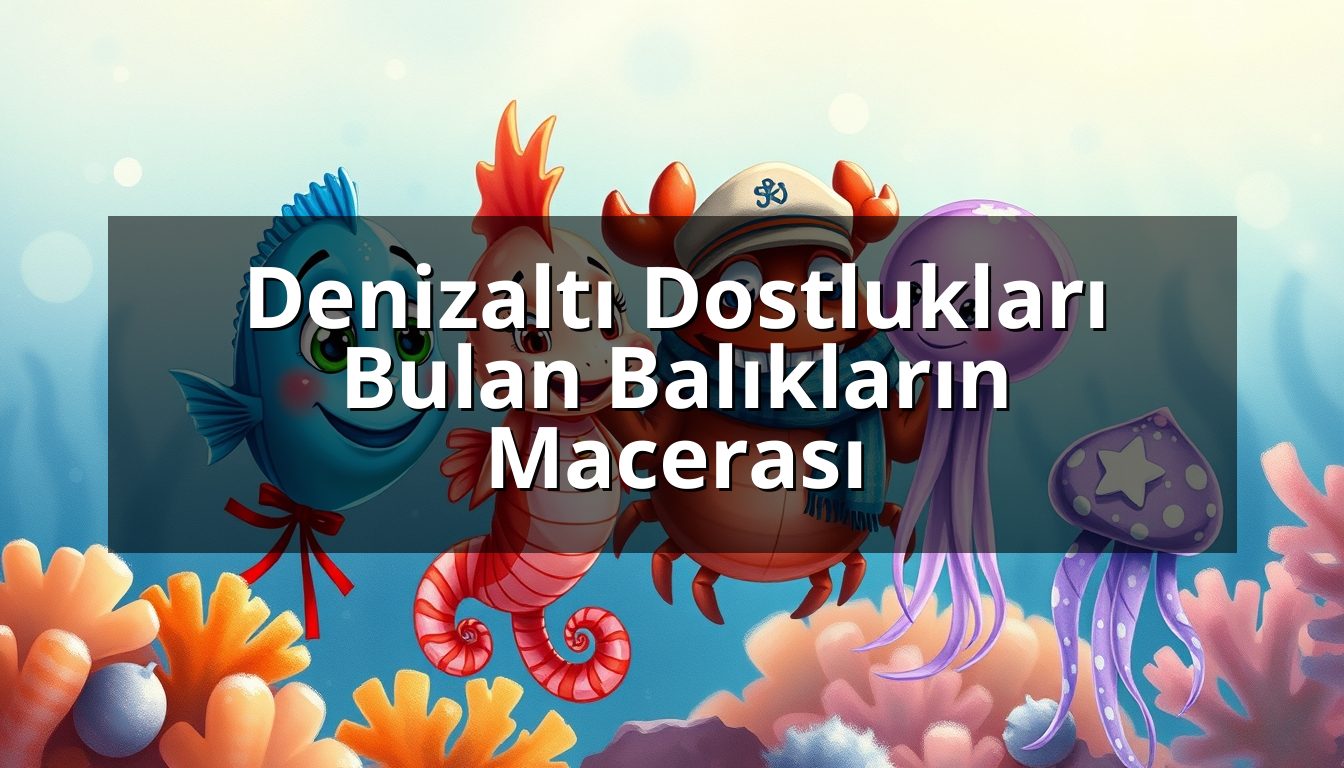 Denizaltı Dostlukları Bulan Balıkların Macerası
