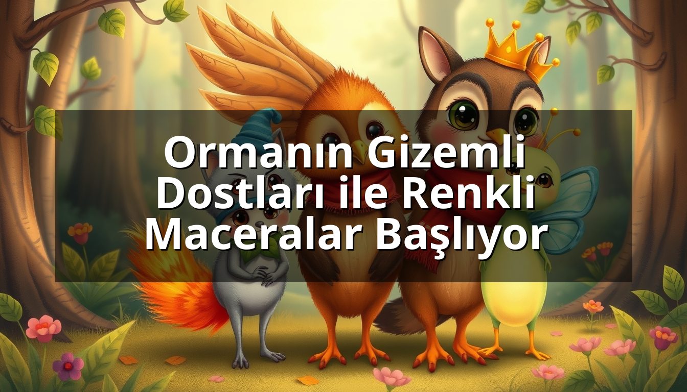Ormanın Gizemli Dostları ile Renkli Maceralar Başlıyor