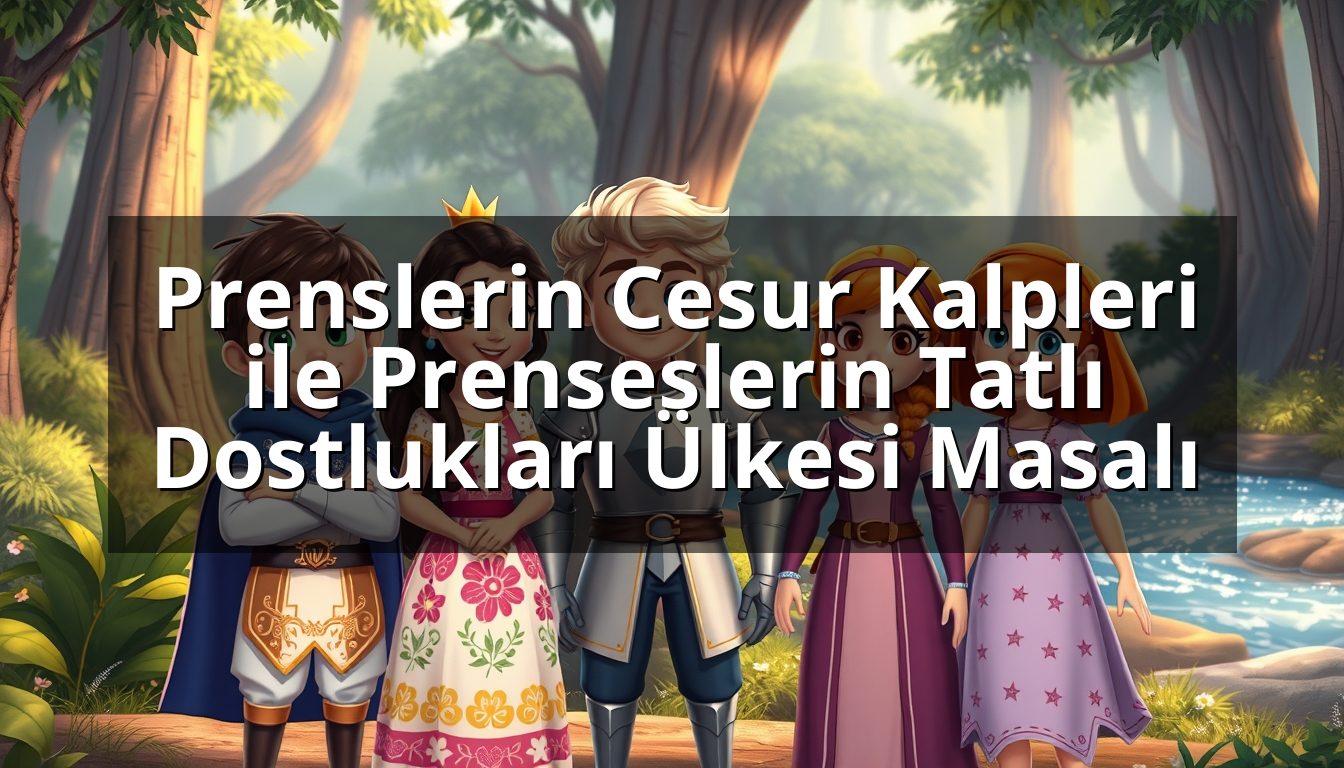 Prenslerin Cesur Kalpleri ile Prenseslerin Tatlı Dostlukları Ülkesi Masalı