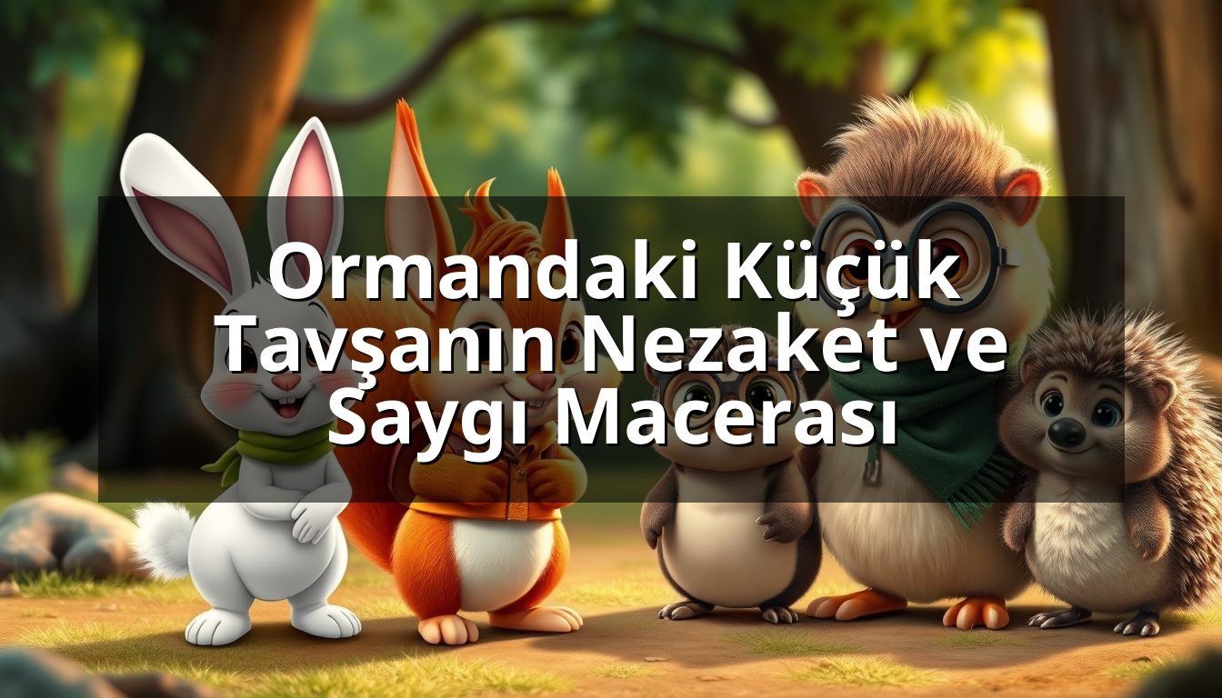 Ormandaki Küçük Tavşanın Nezaket ve Saygı Macerası