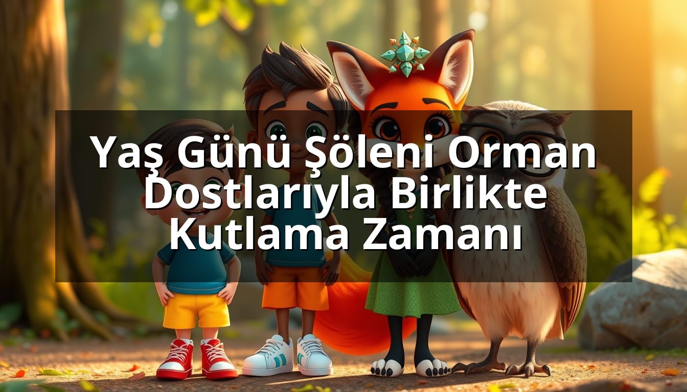 Yaş Günü Şöleni Orman Dostlarıyla Birlikte Kutlama Zamanı