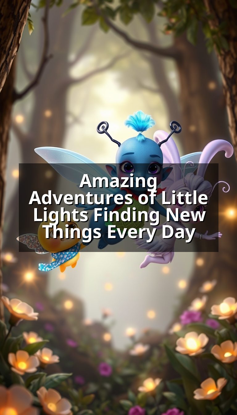 Amazing Adventures of Little Lights Finding New Things Every Day
