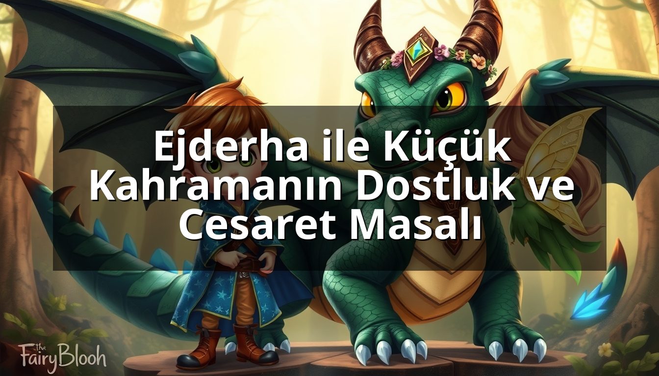 Ejderha ile Küçük Kahramanın Dostluk ve Cesaret Masalı