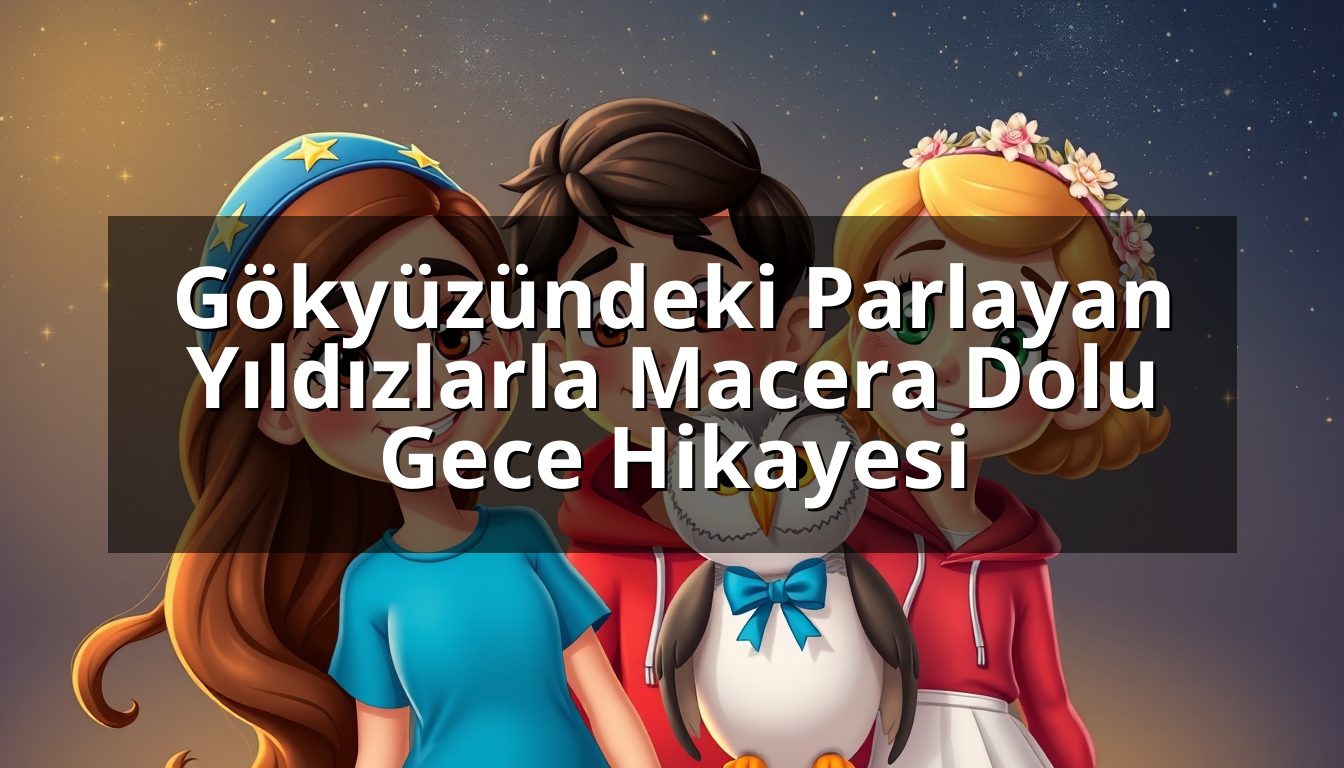 Gökyüzündeki Parlayan Yıldızlarla Macera Dolu Gece Hikayesi