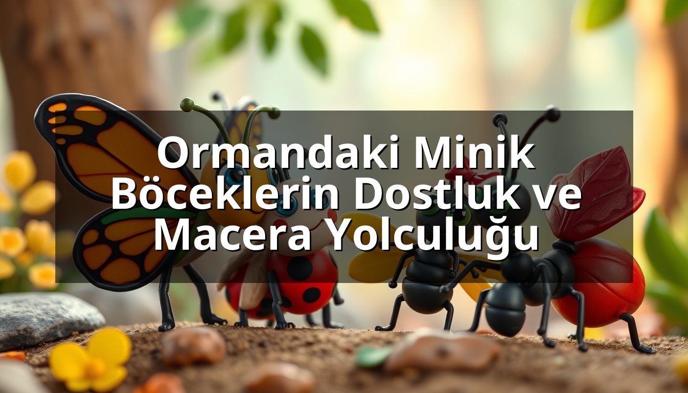 Ormandaki Minik Böceklerin Dostluk ve Macera Yolculuğu