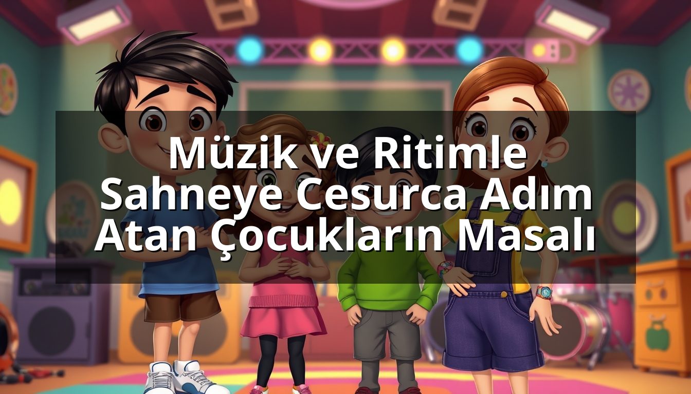 Müzik ve Ritimle Sahneye Cesurca Adım Atan Çocukların Masalı