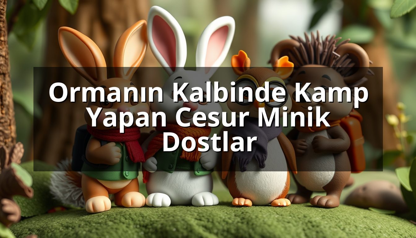 Ormanın Kalbinde Kamp Yapan Cesur Minik Dostlar