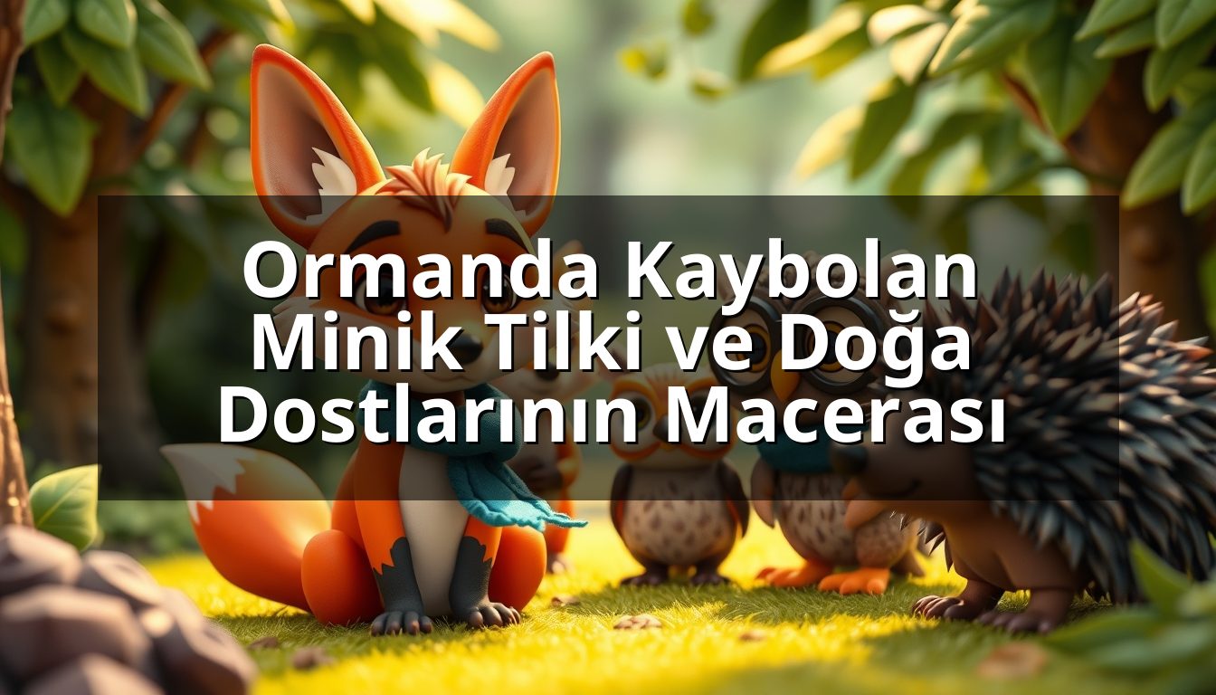 Ormanda Kaybolan Minik Tilki ve Doğa Dostlarının Macerası