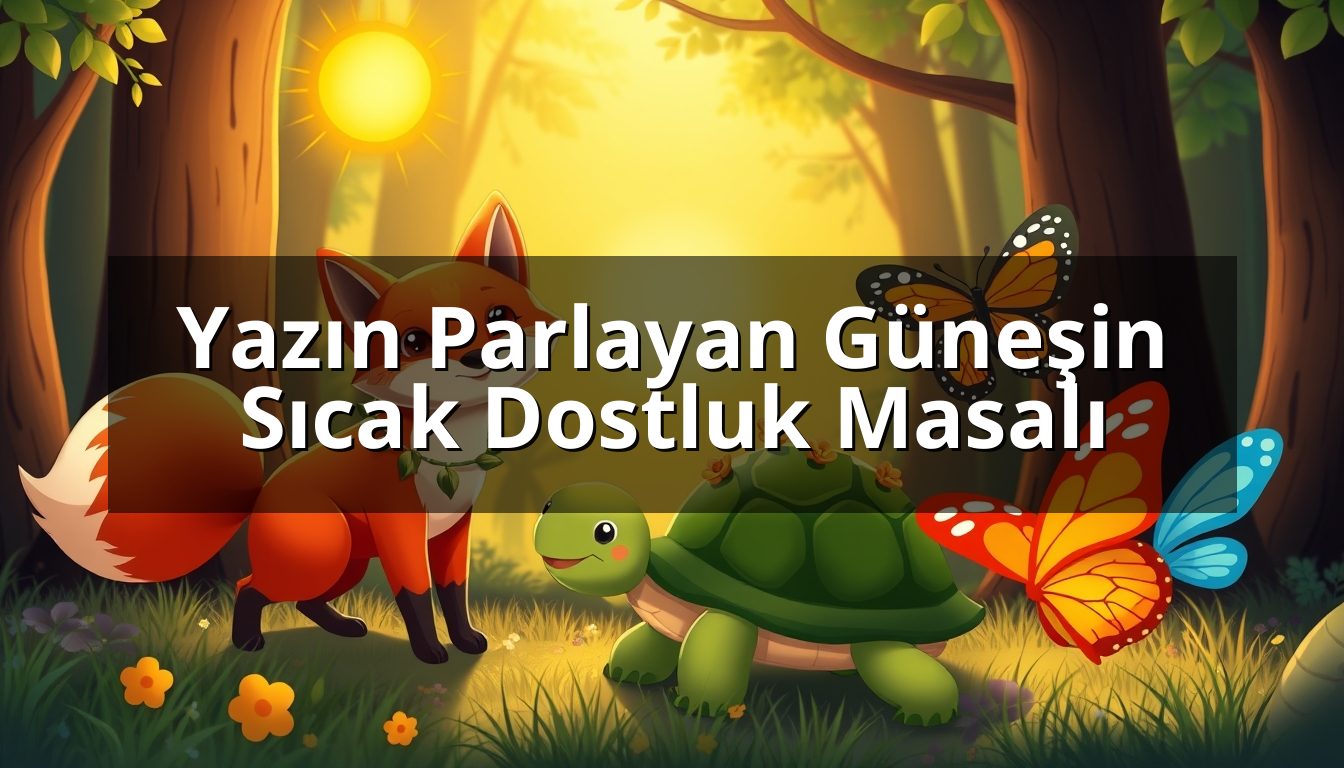 Yazın Parlayan Güneşin Sıcak Dostluk Masalı