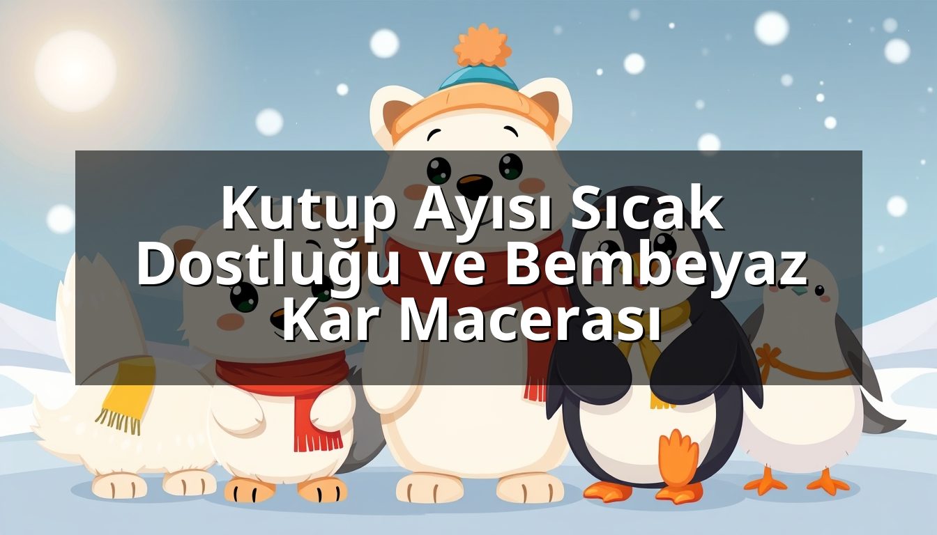 Kutup Ayısı Sıcak Dostluğu ve Bembeyaz Kar Macerası