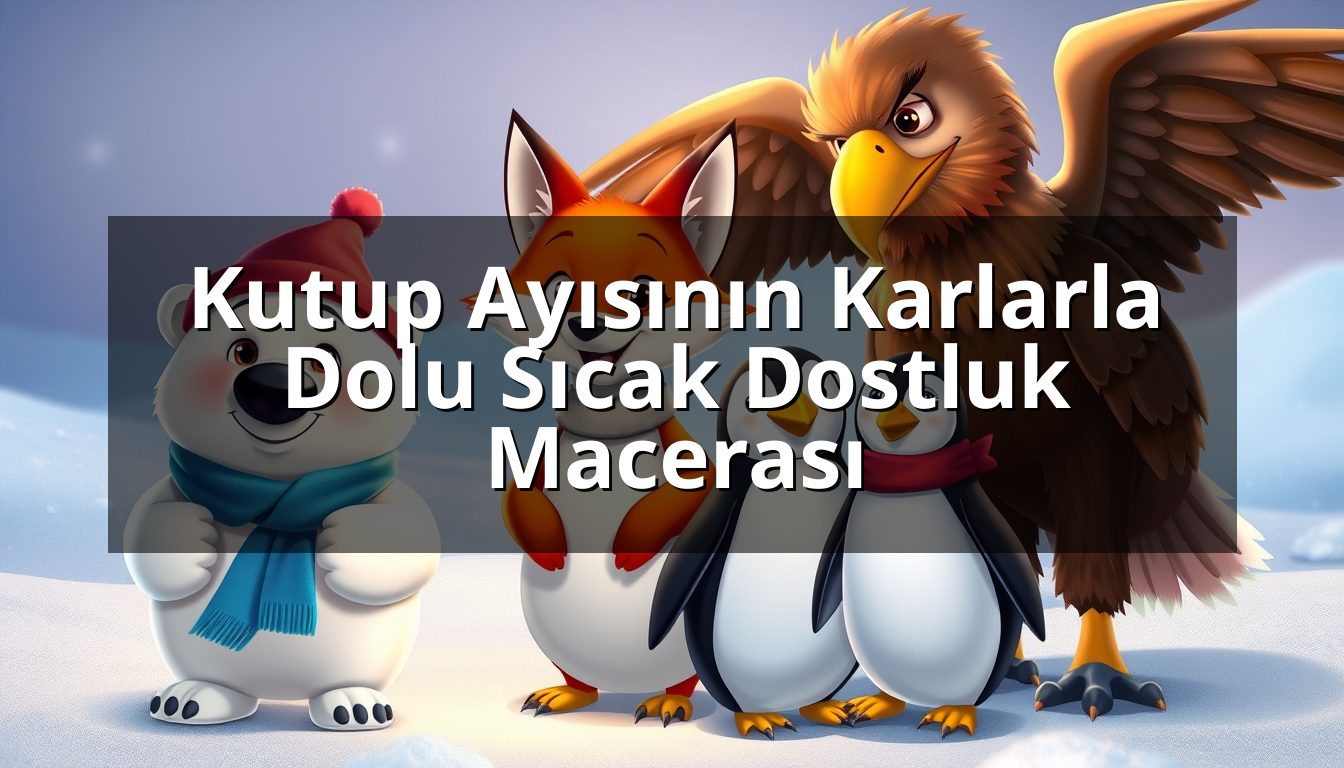 Kutup Ayısının Karlarla Dolu Sıcak Dostluk Macerası