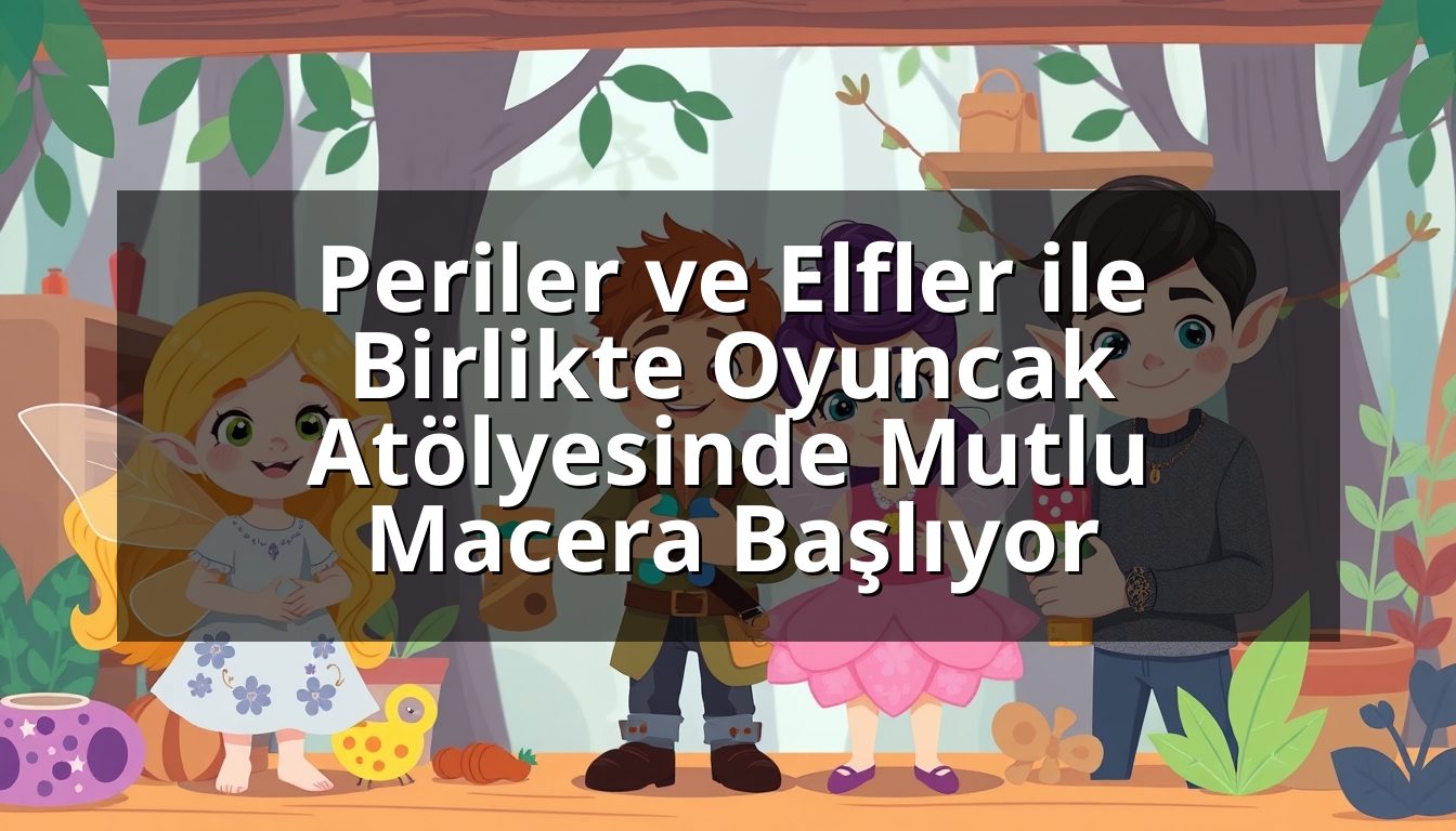 Periler ve Elfler ile Birlikte Oyuncak Atölyesinde Mutlu Macera Başlıyor