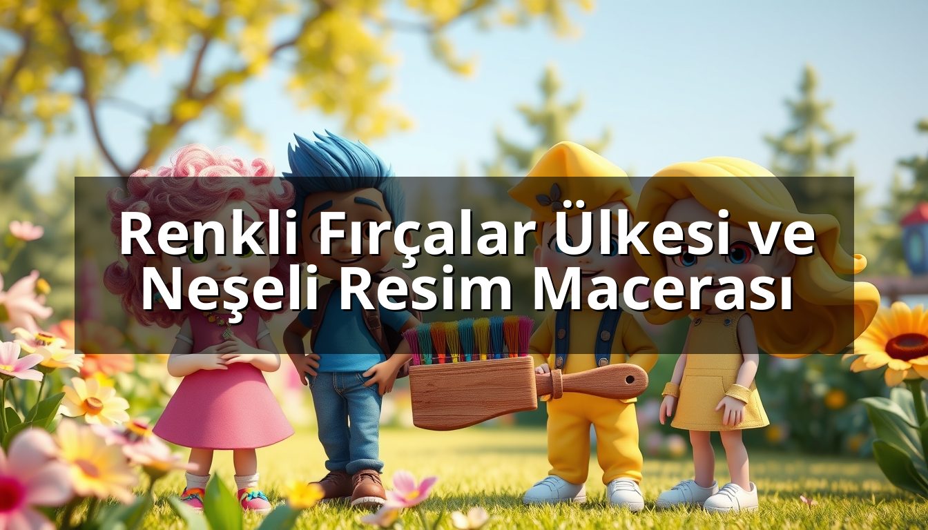 Renkli Fırçalar Ülkesi ve Neşeli Resim Macerası