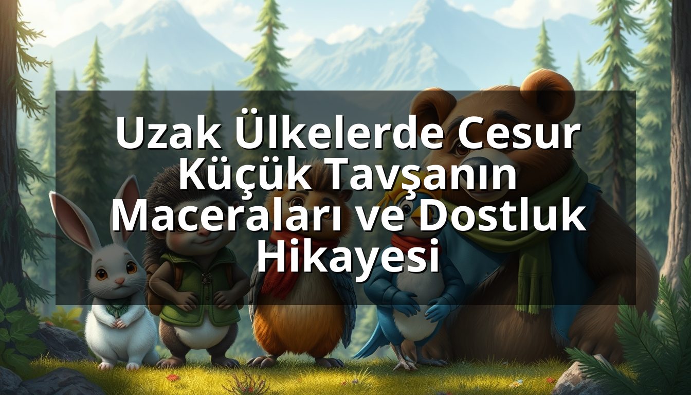 Uzak Ülkelerde Cesur Küçük Tavşanın Maceraları ve Dostluk Hikayesi