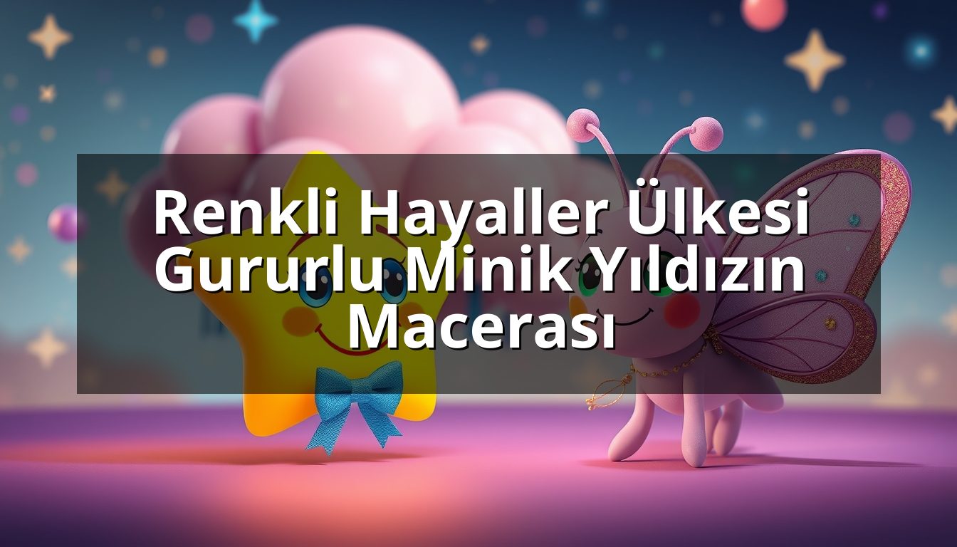 Renkli Hayaller Ülkesi Gururlu Minik Yıldızın Macerası