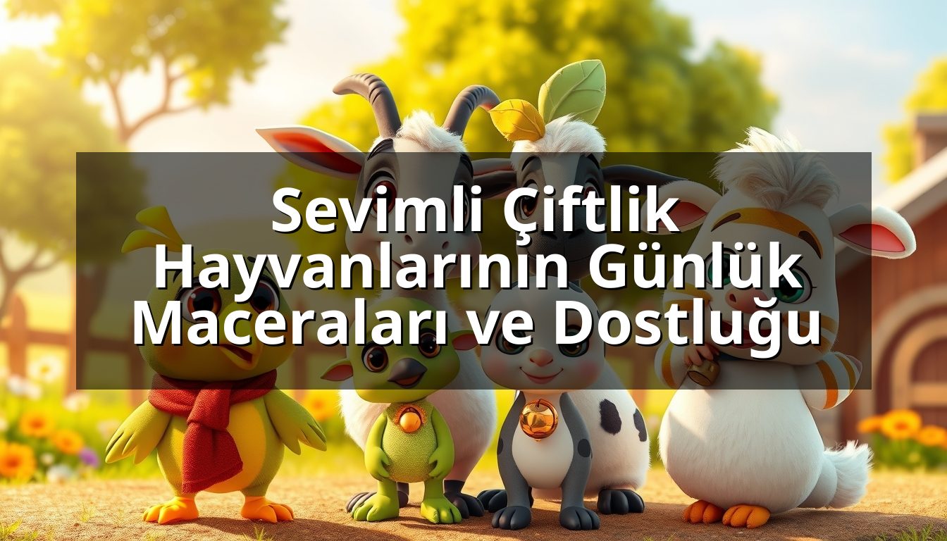 Sevimli Çiftlik Hayvanlarının Günlük Maceraları ve Dostluğu