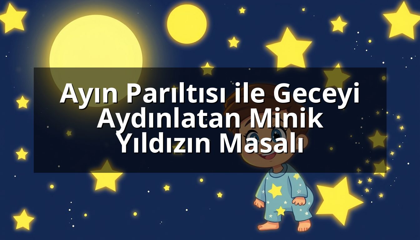Ayın Parıltısı ile Geceyi Aydınlatan Minik Yıldızın Masalı