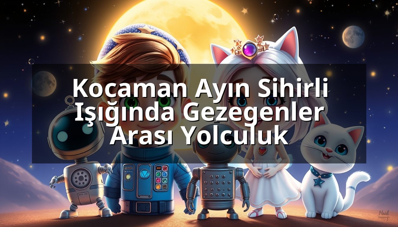 Kocaman Ayın Sihirli Işığında Gezegenler Arası Yolculuk