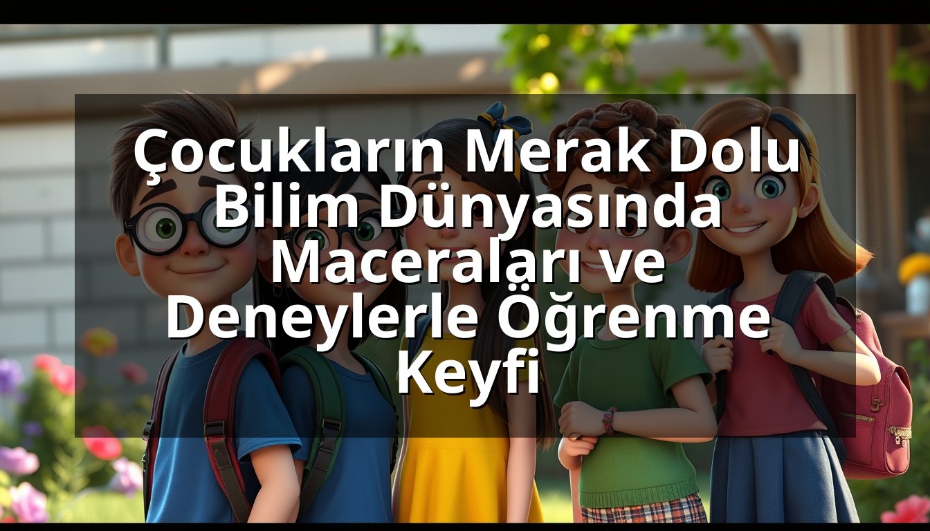 Çocukların Merak Dolu Bilim Dünyasında Maceraları ve Deneylerle Öğrenme Keyfi