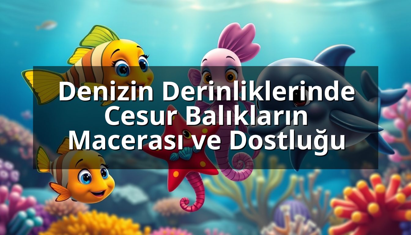 Denizin Derinliklerinde Cesur Balıkların Macerası ve Dostluğu