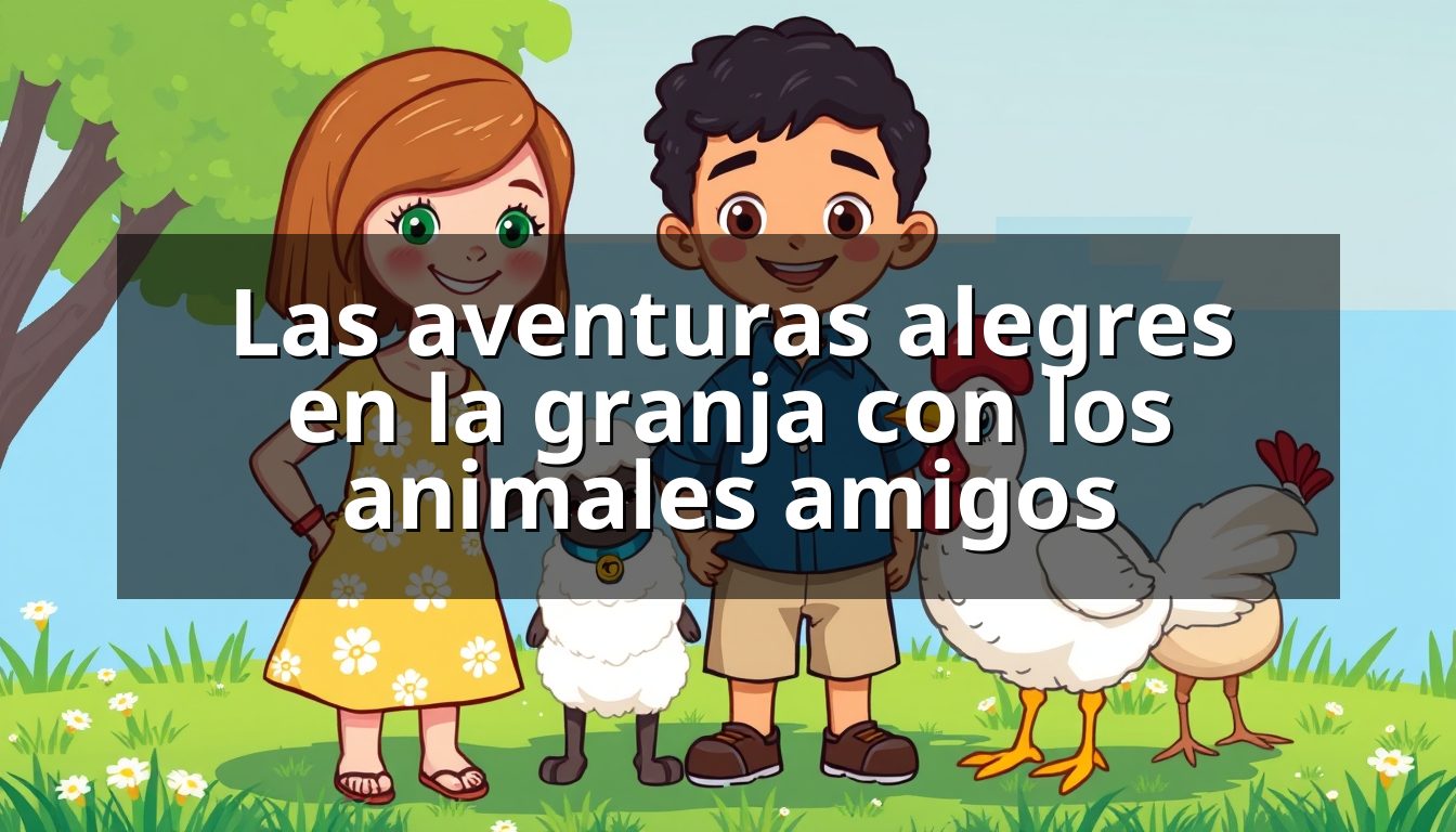 Las aventuras alegres en la granja con los animales amigos
