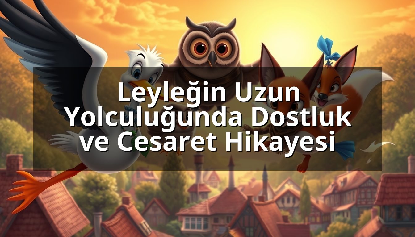 Leyleğin Uzun Yolculuğunda Dostluk ve Cesaret Hikayesi