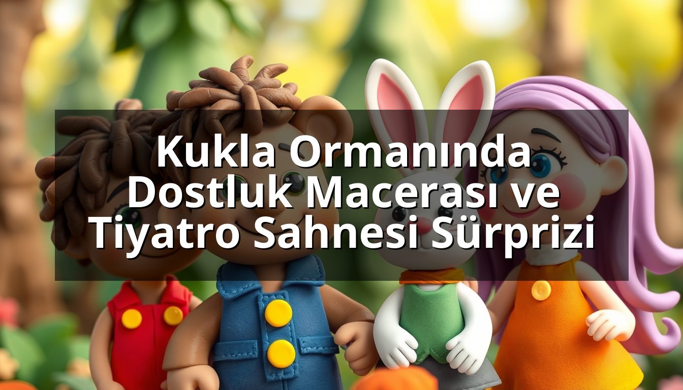 Kukla Ormanında Dostluk Macerası ve Tiyatro Sahnesi Sürprizi