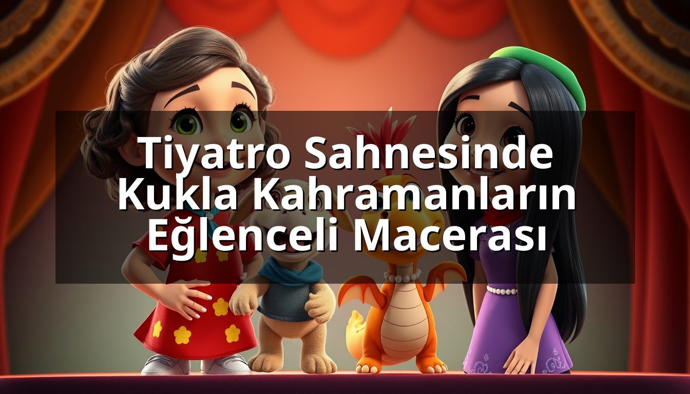 Tiyatro Sahnesinde Kukla Kahramanların Eğlenceli Macerası