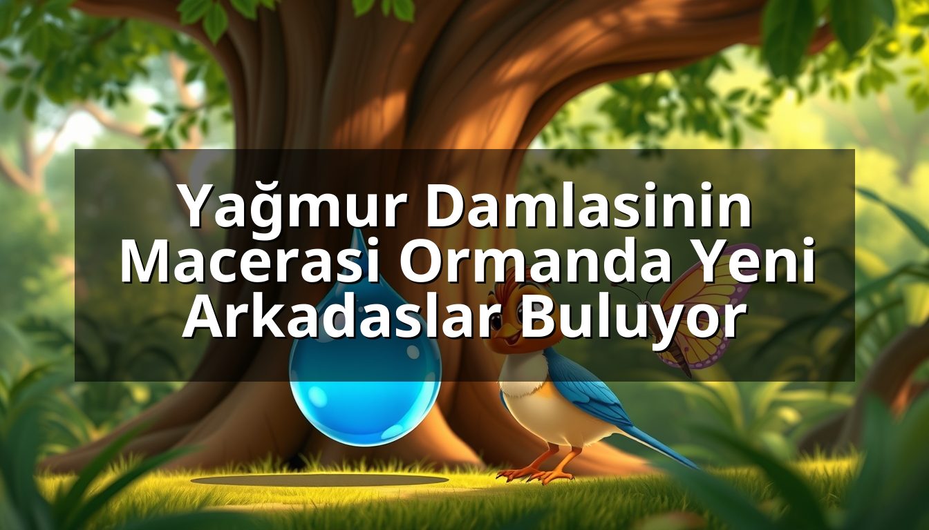Yağmur Damlasinin Macerasi Ormanda Yeni Arkadaslar Buluyor