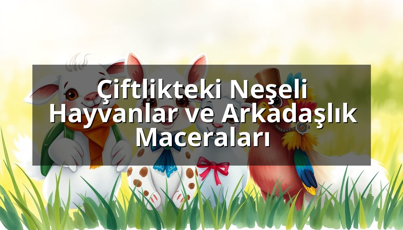 Çiftlikteki Neşeli Hayvanlar ve Arkadaşlık Maceraları