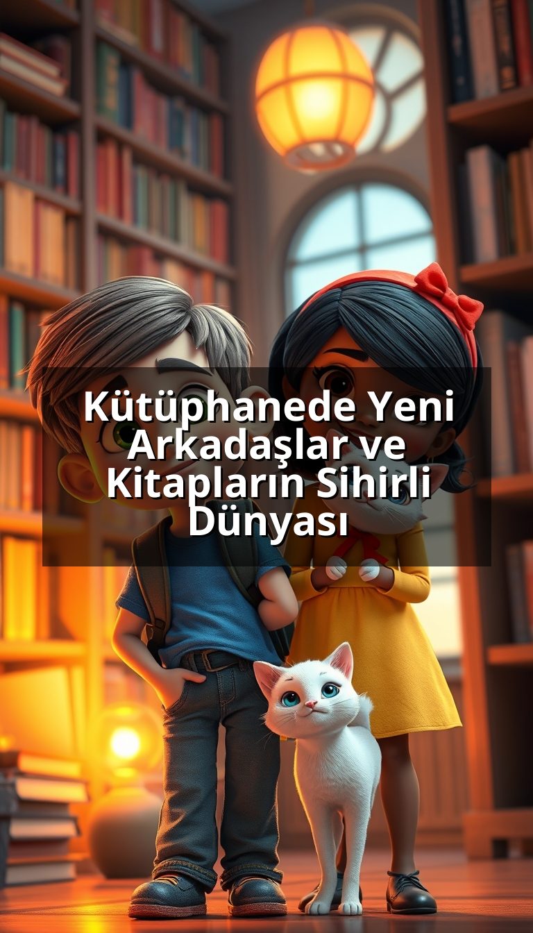 Kütüphanede Yeni Arkadaşlar ve Kitapların Sihirli Dünyası