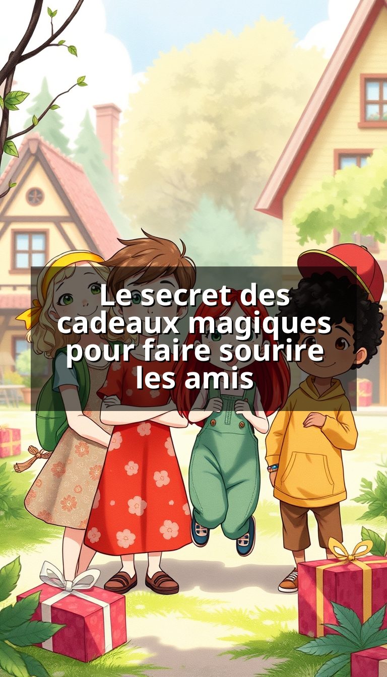 Le secret des cadeaux magiques pour faire sourire les amis