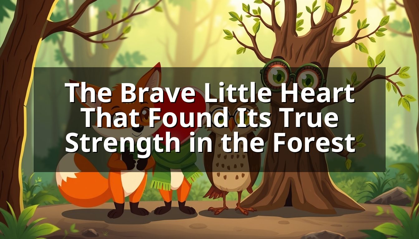 The Brave Little Heart That Found Its True Strength in the Forest