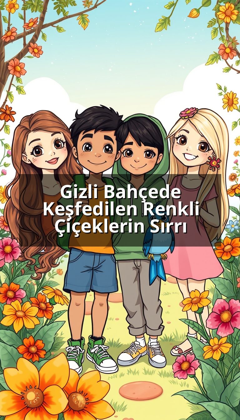 Gizli Bahçede Keşfedilen Renkli Çiçeklerin Sırrı