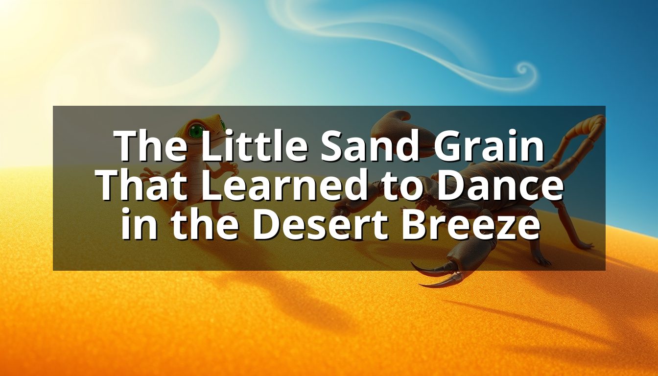 The Little Sand Grain That Learned to Dance in the Desert Breeze