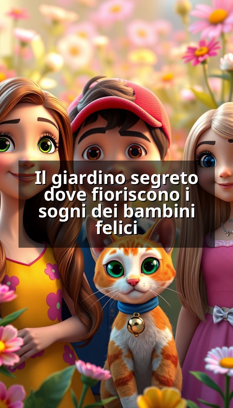Il giardino segreto dove fioriscono i sogni dei bambini felici